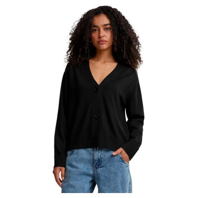 жилетка,дамски,пуловери,дамски,плетени,дрехи,urban,classics,knitted,cardigan,black,(black)