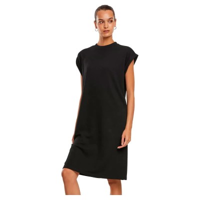 рокля,дамски,поли,и,рокли,urban,classics,light,terry,short,sleeve,dress,black,(black)
