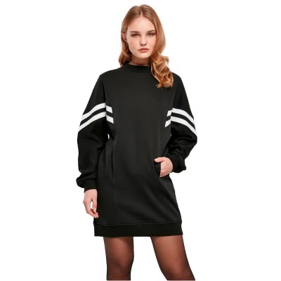 рокля,дамски,поли,и,рокли,urban,classics,oversized,college,sweat,long,sleeve,short,dress,black,(black)