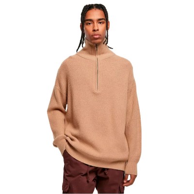 блуза,мъжки,пуловери,urban,classics,oversized,knitted,half,zip,sweater,union,beige,(beige)