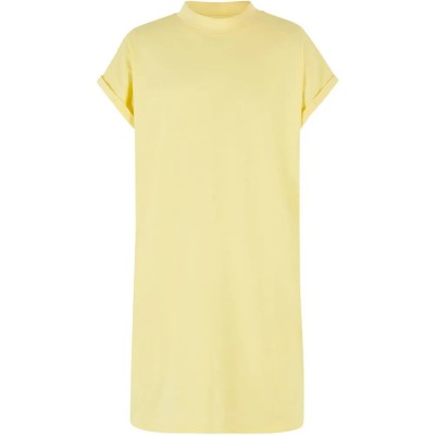 рокля,дамски,поли,и,рокли,urban,classics,uck1910,short,sleeve,dress,yellow,(vintage,sun)