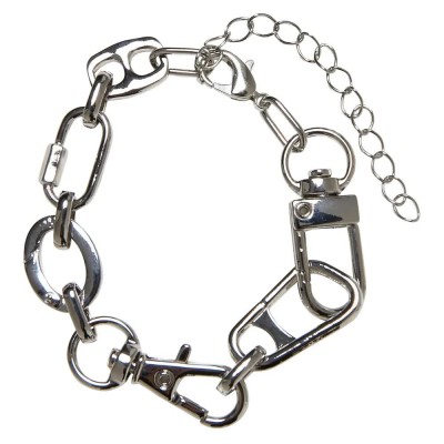 бижутерия,urban,classics,various,fastener,bracelet,silver,(silver)