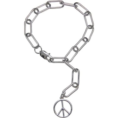 бижутерия,urban,classics,y,chain,peace,pendant,bracelet,silver,(silver)