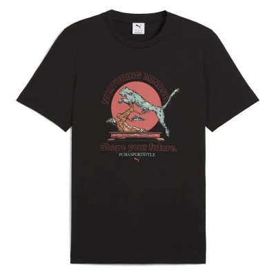тениска,мъжки,тениски,puma,bonsai,short,sleeve,t,shirt,puma,black,(black)
