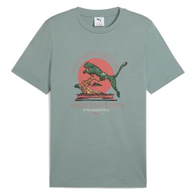 тениска,мъжки,тениски,puma,bonsai,short,sleeve,t,shirt,green,moon,(green)