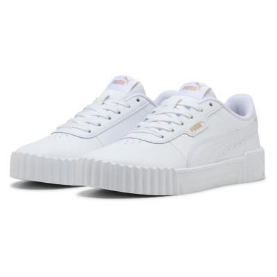 маратонки,дамски,маратонки,puma,carina,3.0,trainers,puma,white,puma,gold,(white)
