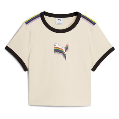бебешка,тениска,дамски,тениски,puma,equal,love,confederation,baby,short,sleeve,t,shirt,beige,(alpine,snow)