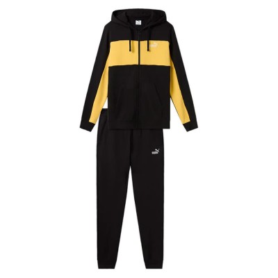 анцуг,дамски,анцузи,puma,ess,block,tracksuit,black,(puma,black,sunny,yellow)