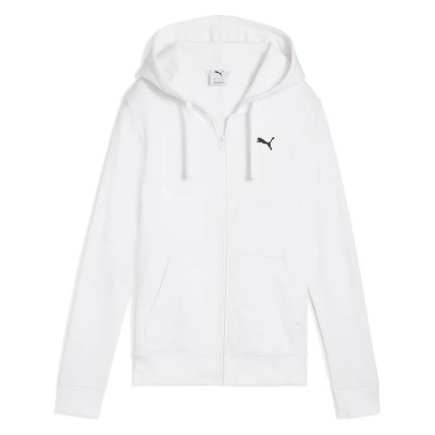 блуза,дамски,блузи,puma,ess,full,zip,sweatshirt,white,(puma,white)