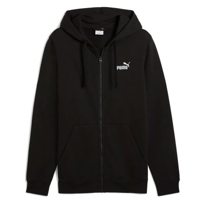 блуза,мъжки,пуловери,puma,ess,no.,1,logo,full,zip,sweatshirt,black,(puma,black)