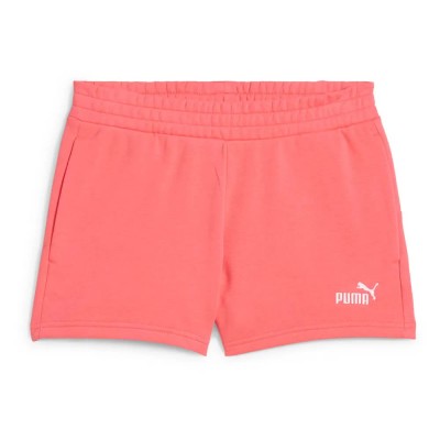 къси,панталони,дамски,панталони,puma,ess,small,no.,1,logo,4´´,sweat,shorts,pink,(peach,frost)