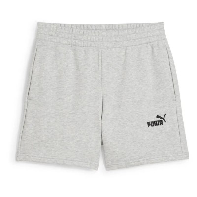 къси,панталони,дамски,панталони,puma,ess,small,no.,1,logo,5´´,sweat,shorts,grey,(light,grey,heather)