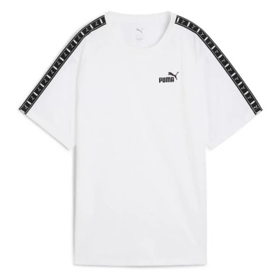тениска,дамски,тениски,puma,ess,tape,relaxed,fit,short,sleeve,t,shirt,puma,white,(white)