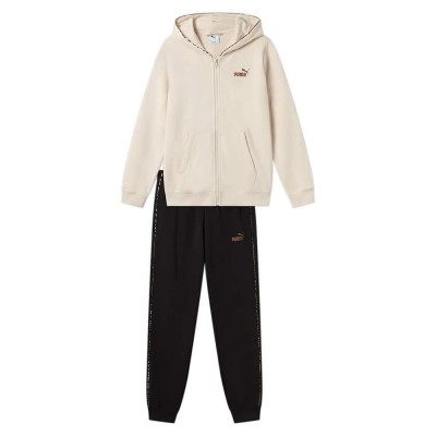 блуза,детски,блузи,puma,ess+,animal,full,zip,sweatshirt,beige