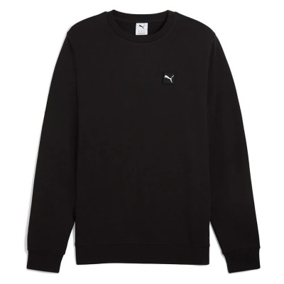 блуза,мъжки,пуловери,puma,essential,elevated,regular,fit,sweatshirt,puma,black,(black)