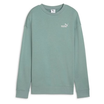 блуза,дамски,блузи,puma,essential,small,no1,logo,relaxed,fit,sweatshirt,green,(green,moon)