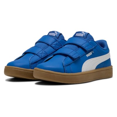 обувки,детски,маратонки,puma,rickie,classic,v,ps,slip,on,shoes,vivid,blue,puma,white,gum,(blue)