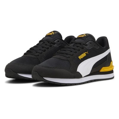 маратонки,детски,маратонки,puma,st,runner,v4,trainers,puma,black,puma,white,tangerine,(black)