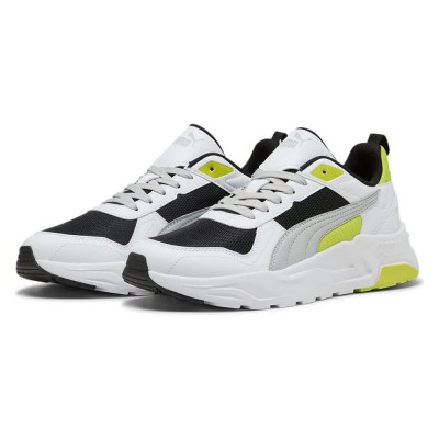 маратонки,мъжки,маратонки,puma,trinity,2,lt,trainers,puma,black,puma,white,cool,light,grey,lime,smash,(white)