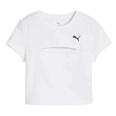 бебешка,тениска,мъжки,тениски,дамски,тениски,puma,wardrobe,ess,baby,cut,out,short,sleeve,t,shirt,white,(puma,white)