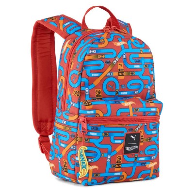 юношеска,раница,раници,puma,x,hot,wheels,extra,junior,backpack,red,fire,aop,(orange)
