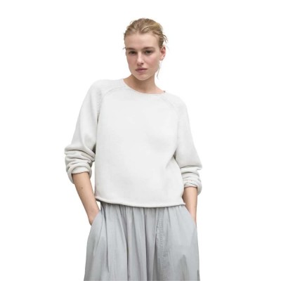 блуза,дамски,пуловери,дамски,плетени,дрехи,ecoalf,alamo,sweater,white,(bone)