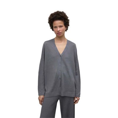 блуза,дамски,пуловери,дамски,плетени,дрехи,ecoalf,berry,sweater,asphalt,mountain,(grey)