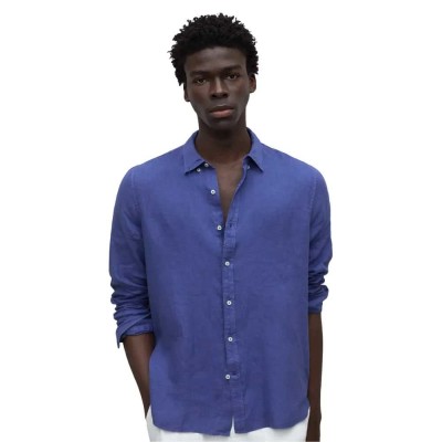 риза,с,дълъг,ръкав,мъжки,ризи,ecoalf,malibu,long,sleeve,shirt,blue,(ink,blue)