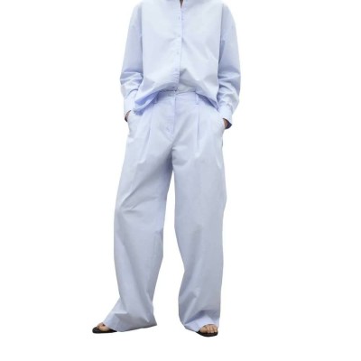 панталони,дамски,панталони,ecoalf,oniar,pants,sky,blue,(blue)