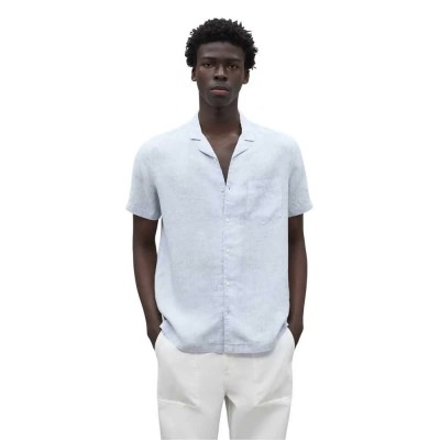 риза,с,къс,ръкав,мъжки,ризи,ecoalf,sutal,short,sleeve,shirt,white