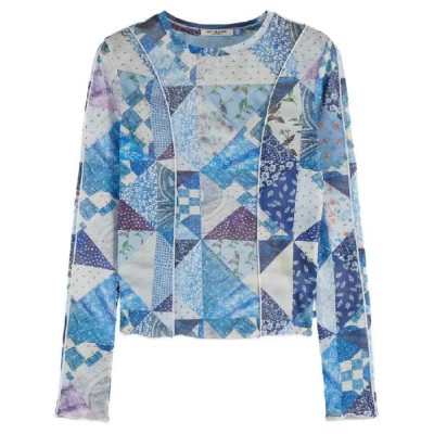 тениска,дамски,тениски,scotch,&,soda,179630,long,sleeve,t,shirt,blue