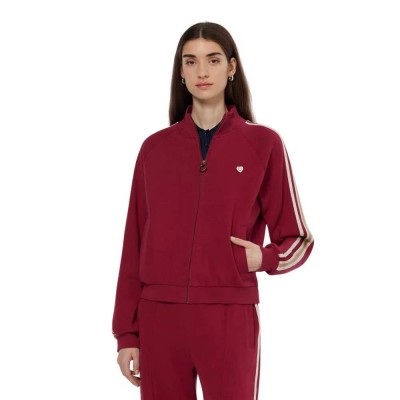 блуза,дамски,блузи,scotch,&,soda,180327,full,zip,sweatshirt,red
