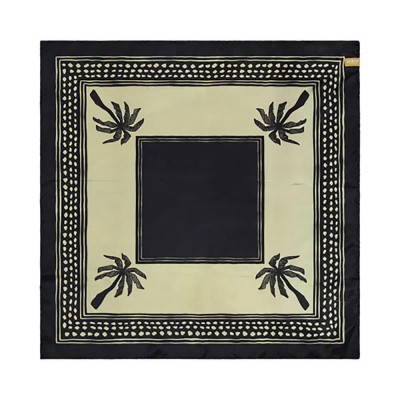 ръкавици,шапки,и,шалове,barts,leylaf,handkerchief,print,black,(beige)
