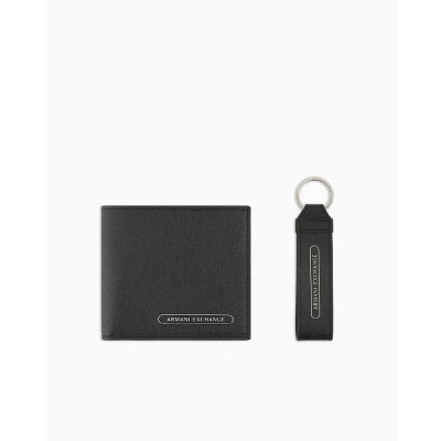 портфейли,и,портмонета,armani,exchange,set,xm001275,af12702,wallet,black