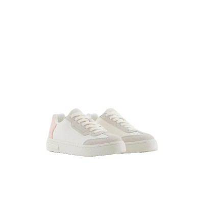 маратонки,дамски,маратонки,armani,exchange,xdx181,xv932,trainers,off,white+light,rose,(white)