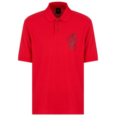 мъжки,блузи,с,яка,armani,exchange,xm000215,af10366,short,sleeve,polo,chili,pepper,(red)
