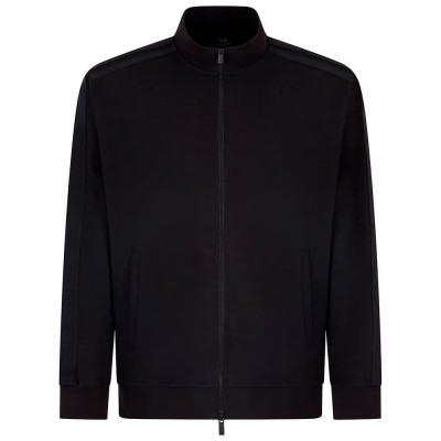 блуза,мъжки,пуловери,armani,exchange,xm000311,af10365,full,zip,sweatshirt,black
