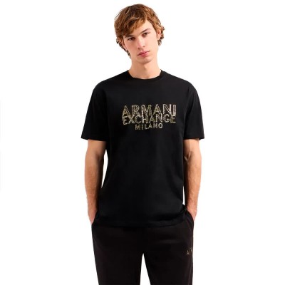 тениска,мъжки,тениски,armani,exchange,xm000326,af10364,short,sleeve,t,shirt,black