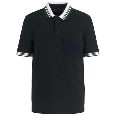 мъжки,блузи,с,яка,armani,exchange,xm000303,af10366,short,sleeve,polo,jet,set,deep,navy,je,(black)