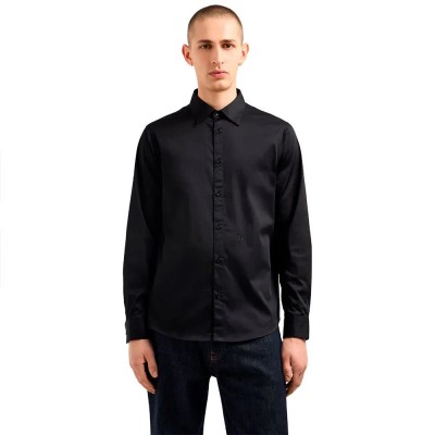 риза,с,дълъг,ръкав,мъжки,ризи,armani,exchange,xm000339,af10192,long,sleeve,shirt,black