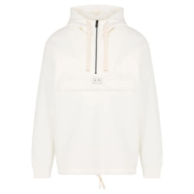 суичър,мъжки,пуловери,armani,exchange,xm000352,af10818,hoodie,off,white,(white)