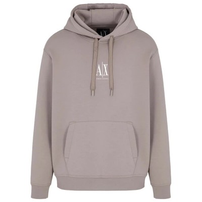суичър,мъжки,пуловери,armani,exchange,xm000369,af10818,hoodie,grey,(driftwood)