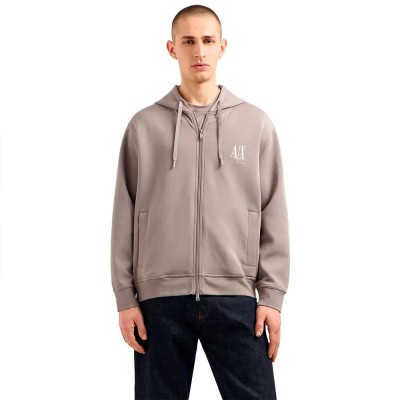 блуза,мъжки,пуловери,armani,exchange,xm000371,af10818,full,zip,sweatshirt,driftwood,(beige)