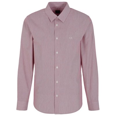 риза,с,дълъг,ръкав,мъжки,ризи,armani,exchange,xm000445,af13007,long,sleeve,shirt,white,red,stripe,(pink)