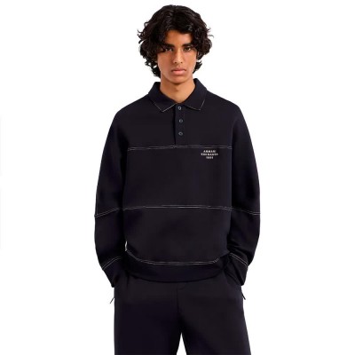 блуза,мъжки,пуловери,armani,exchange,xm000459,af10818,sweatshirt,deep,navy,(black)