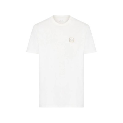 тениска,мъжки,тениски,armani,exchange,xm000546,af10361,short,sleeve,t,shirt,white