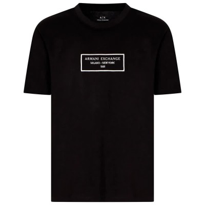 тениска,мъжки,тениски,armani,exchange,xm000552,af10356,short,sleeve,t,shirt,black,(black)