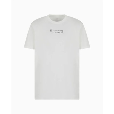 тениска,мъжки,тениски,armani,exchange,xm000539,af10362,short,sleeve,t,shirt,white