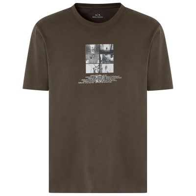 тениска,мъжки,тениски,armani,exchange,xm000565,af10356,short,sleeve,t,shirt,green