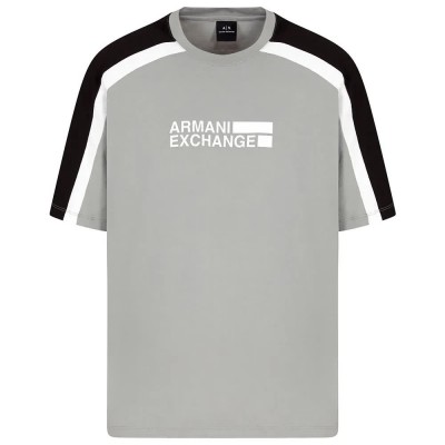 тениска,мъжки,тениски,armani,exchange,xm000560,af10362,short,sleeve,t,shirt,neutral,gray,(grey)